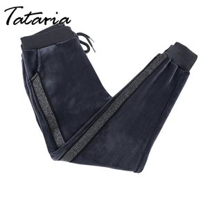 Tataria Sweatpants Mulheres Baggy Calças Autumn Sweat Oversized Basculadores Calças Cintureiras Altas 210514