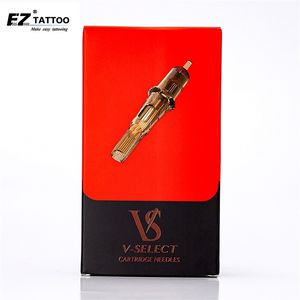 EZ V Select Cartridge Tattoo Needle # 10 (0,30 mm) Zakrzywiona Magnum Elastyczna membrana do maszyny do tatuażu obrotowego 20 sztuk / Box 210324