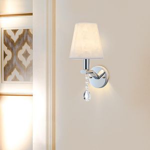 Vägglampa Modern Led för vardagsrum Sovrum Bedside Iron Plating Decor Sconce Corridor Lamps