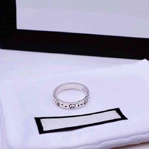 Blind For Love 925 Silver Ghost Series Elf Casal Ring Ring Simples Fashion Christmas Gifts