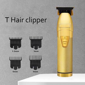 Professional Hair Clipper Beard Trimmer For Men Barber 0.1mm Baldhead Clippers Hair Cutting Machine Hair Cut T blade trimmer