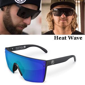 2021 Moda Erkekler Lüks Isı Dalga Kare Pilot Güneş Gözlüğü Kadınlar Için Vintage Spor Sürüş Marka Tasarım Güneş Gözlükleri
