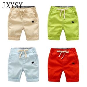 Baby boys shorts byxor sommar strand barn för tjejer barn bomull sport toddler korta byxor 2-7y 210723