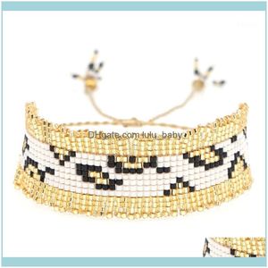 Tennis Jewelrytennis Go2Boho Leopard Bracelets Miyuki Bracelet Armband Jewelry For Women Pulseras Mujer Moda Handmade Aesorios Wholesale1 Dr