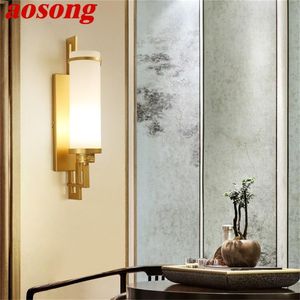 Lâmpada de parede Aosong Modern Light fixture 3 Cor LED Luxury Sconce Indoor para Home Quarto Sala de estar Escritório