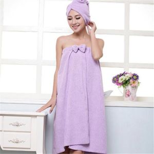 Havlu Temiz Duyrucu Sevimli Yumuşak Mikrofiber Kumaş Emici Kuru Spa Banyo Setleri Yüzme Beach Bathrobe Havlular Kadınlar Lady Kızlar Için