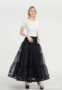 Long Petticoat Ruffled Crinoline Vintage Wedding Bridal for Dresses Underskirt Tutu dress pettycoat