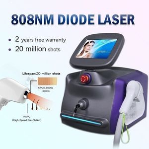 2021 roxo 808nm diodo laser 300 w volta labial braço bikini perna axila máquina de remoção de cabelo profissional para uso de salão