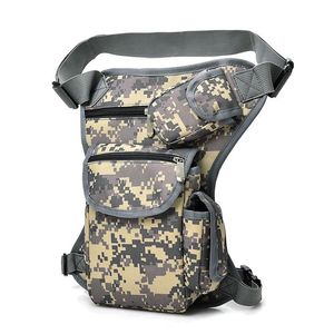 Men Canvas Drop Leg Bag Waist Casual Pack Belt Hip Bum Military Travel Multipurpose Messenger Shoulder Bags Cycling Tactical WK856