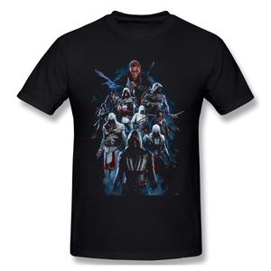 Männer T Shirts Männer Assassins Creed Black T Shirt AC Legacy Pure Cotton Tees Harajuku Tshirt