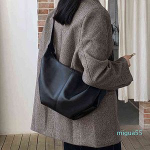 Bolsa de moda bolsas versão coreana de bolinho de grande capacidade de couro macio trendy ombro mensageiro