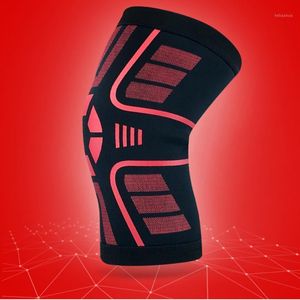 PCS Sports Knee Brace Защитная редуктор поддержки силиконовые полоса против забитых подушек дышащие давление защитный рукав