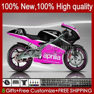 Тело для Aprilia RS4 RSV125 RSV-125 RS-125 1999 2000 2001 2002 2003 2004 2005 36NO.93 RSV125RR 99-05 RSV RS 125 R RR 125RR RS125 99 00 01 02 03 04 05 OEM Pink Black Flation