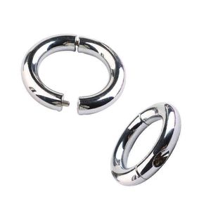 Nxy cockrings metal pênis anel de aço inoxidável ejaculação atraso brinquedos sexuais para homens adultos masculino maca testículo dispositivo 1209