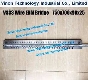 VS33 Wire EDM Bridge Parts L = 750x700x90x25 + 5lmm, прецизионный проволочный мост 750 мм EDM-JIG-Tools-Bridge, Beam Wirecut для всех машин для проводов