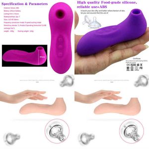 Nxy Sex Toy Vibrators Female Toys Masturbation Device Clitoris Stimulator Inhaler Vibrator Tongue Vibrating Nipple 3 1218