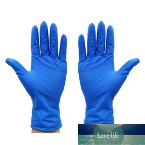 Disposable Blue Nitrile Gloves Thick Wearable Household Cleaning Gloves Antistatic Protective Rubber Gloves 100pcs in stock Factory price expert design Quality