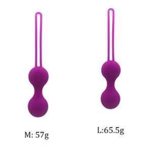 NXY Eggs Sexleksaker för kvinnor Vaginal Geisha Ball Safe Silicone Smart Vibrator Kegel S Ben Wa Vagina Stram Övningsmaskin 1124
