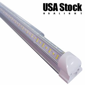 Integrerad 3FT V-formad T8 LED-rör Ljus 270 vinkel 25W kyldörr 900mm LED-lampor Tube Cold White AC 85-277V 6000K Takbutikljus