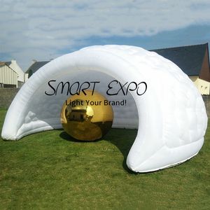 Advertising Inflatable Dome Tent Air Party Igloo W6xD4xH3m with Custom Logo Printing Blower Fan