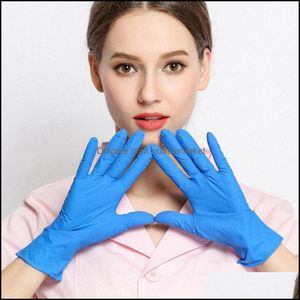 Five Fingers Gloves & Mittens Hats, Scarves Fashion Aessories Latex Nitrile Pvc Non Sterile Mtifunctional Household Cleaning Safety Rubber D