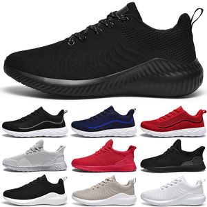 Mężczyźni Buty Buty Mesh Sneaker Oddychające Outdoor Bright Black White Tennis Shoe Chaussures de Sport Wall Hommes