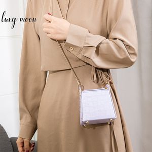 Moda Mini Mulheres Designer de Luxo PU Caixa De Couro Forma Vintage Pearl Chain Bolsa Crossbody Bags