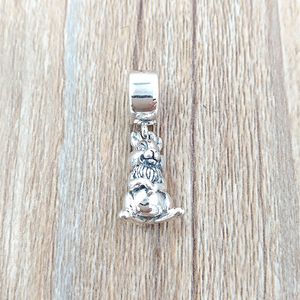 Charms in argento sterling 925 con ciondolo a forma di tippete adatto per braccialetti di gioielli in stile Pandora europeo Collana 796342 AnnaJewel