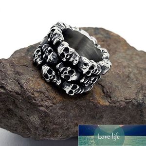 Fashion 316L Stainless Steel Men's Ring Skull Punk Exaggerated Big Ring Show Domineering Accessories Gift Factory price expert design Quality Latest Style Original