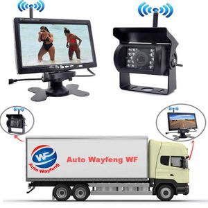 Wireless IR Retrovisor View Carro DVR Recorder Back Up Camera Night Vision System + 7 