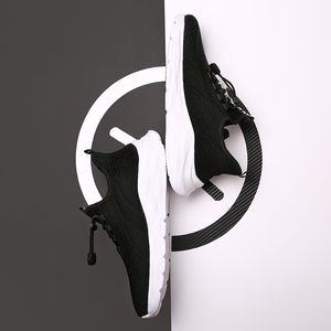 Kvinnors toppkvalitet Mens Running Shoes Black White Grey Outdoor Sports Trainers Sneakers Storlek 39-44 Kod LX31-FL8955