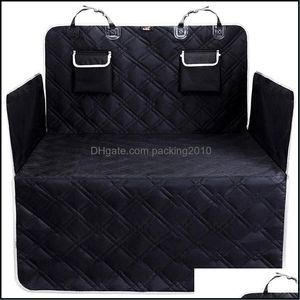 Ers Dog Home Gardendog Er Borsa da trasporto impermeabile Car Rear Back Seat Mat Cucciolo Amaca Protezione di sicurezza Pet Aessories Forniture Drop Deliver