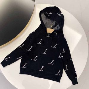 Miúdos Moda Suéteres Meninos Meninas Unisex Bebê Pulôver Outono Inverno Camisolas Crianças Manter Letra Morixa Impresso Sweater Jumper