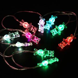 Strings Led Påskljus Färgglada 10 Fairy String Lights Festival Party Ornament Home Wedding Barn Room Decoration