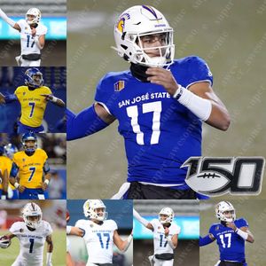 NCAA San Jose State Football Jersey Nick Starkel Tyler Nevens Charles Ross Shamar Garrett Derrick Deese Jr Jermaine Braddock Kairee Robinson Kyle Harmon Sam Olson