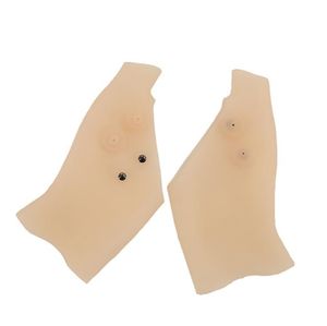 Silicone Gloves Magnetic Therapy Anti Sprain Springy Wrist Guard Cases Skin Colour White Thumb Cover