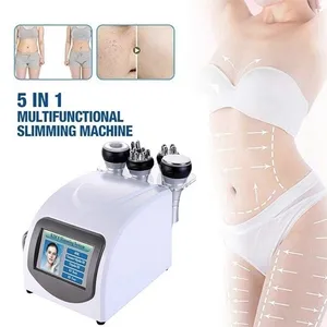 Cavitação ultrassônica bipolar de radiofrequência 5in1 Remoção de celulite Slimming Machine Perda de vácuo Perda de peso Equipme #014