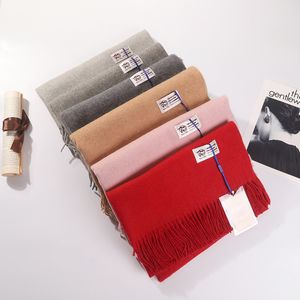 Großhandel Winter-Kaschmir-Schal, hochwertiger, weicher, dicker Kaschmir-Schal, klassischer langer Quasten-Schal für Herren und Damen, Schals, 200 x 70 cm, 021