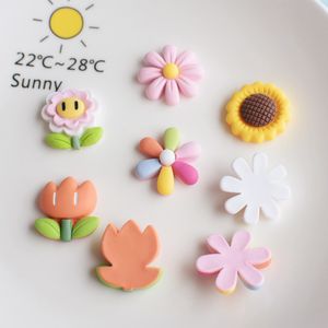 Clássico GAG Brinquedos Dos Desenhos Animados Pequenos Flores Frescas e Sunflower Combinação Móvel Phone Case Brinco Patch Acessórios Série 3