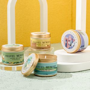 Velas perfumadas personalizadas para casa, vela de lavanda de aromaterapia, cera de soja, presente de mulheres com velas fortemente fragrâncias velas longas Últimas 28hours