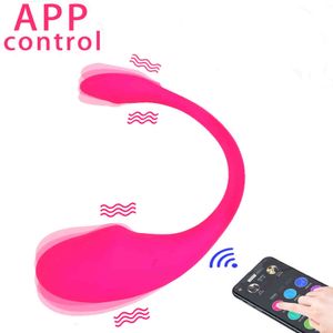 NxyVibrator Magic Vibrators Smart Phone App Aplicativo Sem Fio 10 Freqüência Vibrando Clitóris G Massager Massager Sexo Brinquedo Poderoso Loja 1123