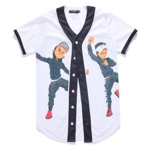 Baseball Trikots 3D T Shirt Männer Lustige Druck Männliche T-Shirts Casual Fitness T-Shirt Homme Hip Hop Tops T 014