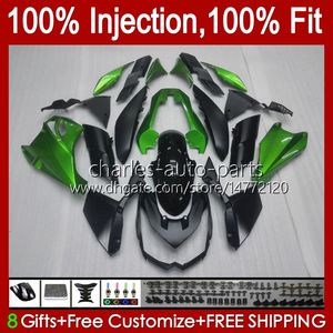 Carenature per stampi ad iniezione per KAWASAKI NINJA Z-1000 Z 1000 R 2010-2013 Anni Corpi 15No.0 Z-1000R Z1000 10 11 12 13 Z1000R 2010 2011 2012 2013 OEM Carrozzeria Verde fabbrica