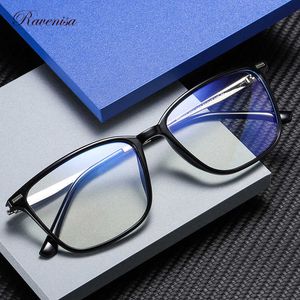 Fashion Square 2020 Optical Glasses For Men TR90 High Quality Frame Anti Blue Light Lenses Women Computer Eyeglasses Y0831