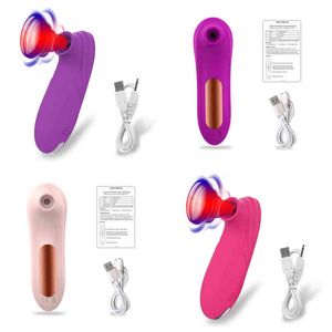 NXY Sex Toy Vibrators Vuxna och kvinnor Clitoris inhalers Leksaker Stimulatorer Orala bröstvårtor Tongue Ual Onani Devices 1218