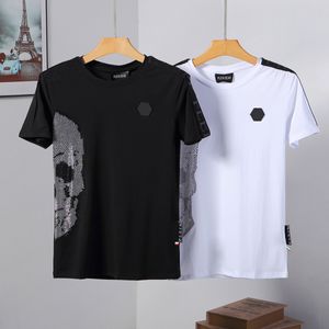 24SS Plein Bear T Shirt Mens Designer Tshirts Rhinestone Skull Men T-shirty Klasyczne wysokiej jakości Hip Hop streetwear