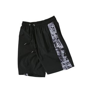 Men Loose Drawstring Beach Shorts Summer Casual Short Hip Hop Anime Champ Oversized Basketball Sweatpants 5XL 210629