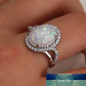 Huitan Luxury Solitaire Ring с огромным созданным огненным опалом в оправе Halo CZ Pave Fashion Cocktail Party Rings для женщин