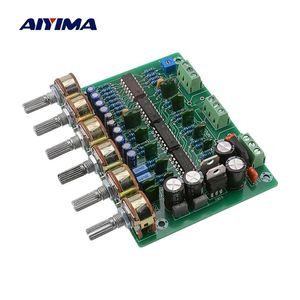 AIYIMA HIFI Enthusiast Preamplifier Amplifier Tone Board Two Channel Stereo Volume EQ Control Preamp 211011