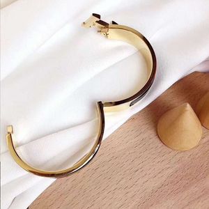 Collana Bangle Donna Acciaio inossidabile Coppia Bracciale in oro Gioielli di moda San Valentino Regali di Natale per accessori per fidanzate Commercio all'ingrosso